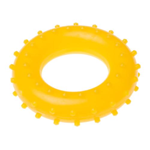 Zdjęcie produktu - Tullo Nefi Ringo gumowe małe, zabawka dla psa 10,5 cm ż&oacute;łta