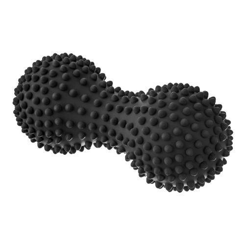 Zdjęcie produktu - TULLO Wałek do masażu i rehabilitacji Duoball 15,5cm (czarny), 1szt.
