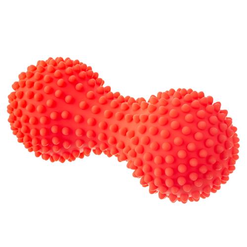 Zdjęcie produktu - TULLO Wałek do masażu i rehabilitacji Duoball 15,5cm czerwony