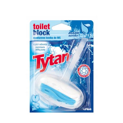 Zdjęcie produktu - TYTAN Dwufazowa kostka do WC Morska, 40g