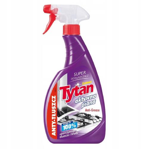Zdjęcie produktu - TYTAN Odtłuszczacz uniwersalny Anty-tłuszcz spray, 500g