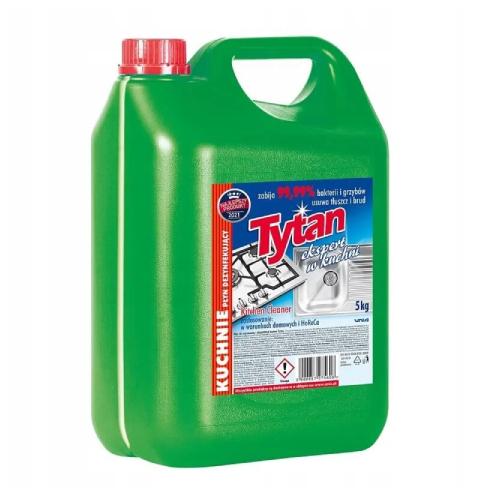 Zdjęcie produktu - TYTAN Płyn do czyszczenia i dezynfekcji kuchni, 5 kg