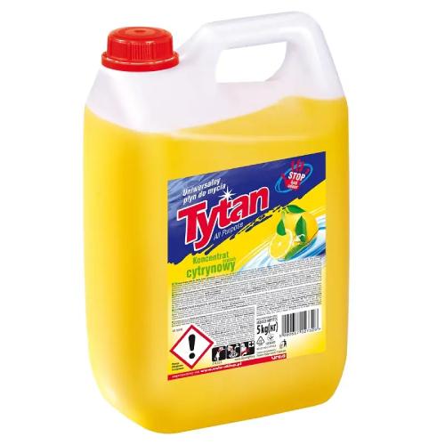 Zdjęcie produktu - TYTAN Uniwersalny płyn do mycia Cytryna, 5litr&oacute;w