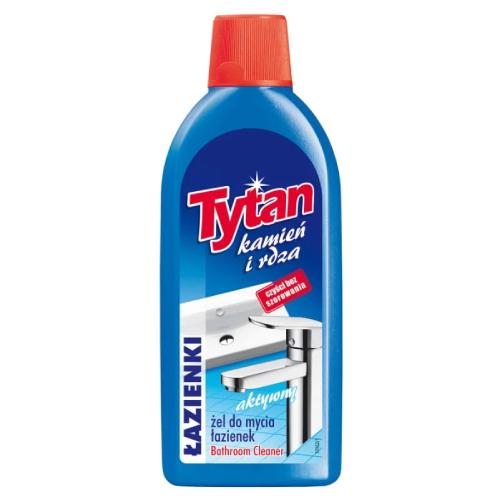 Zdjęcie produktu - TYTAN Aktywny żel do mycia łazienek Kamień i rdza, 500g