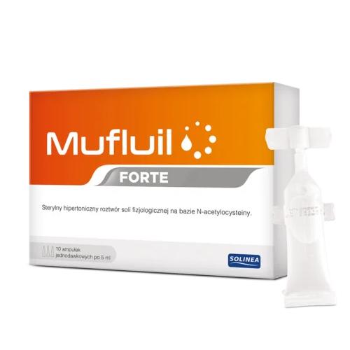 Miniaturka artykułu - Mufluil Forte, 10 amp. x 5 ml 