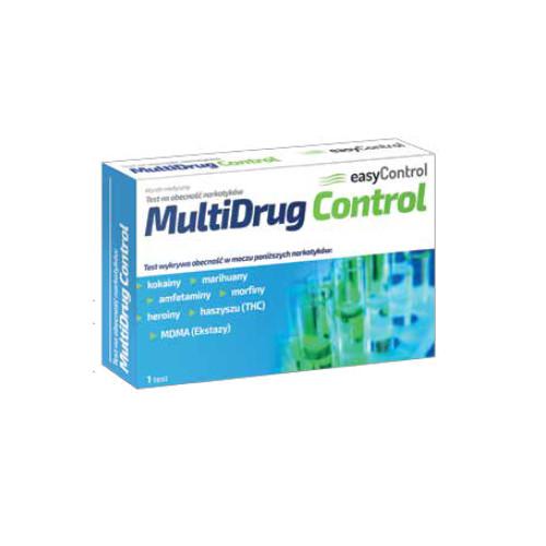 Miniaturka artykułu - MultiDrug Test na obecność narkotyk&oacute;w Control, 1 szt.
