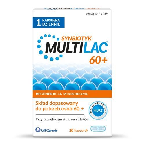 Miniaturka artykułu - Multilac 60+, 20 kaps.