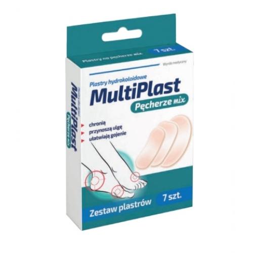 Miniaturka artykułu - MultiPlast plastry hydrokoloidowe Pęcherze mix, 7 szt.
