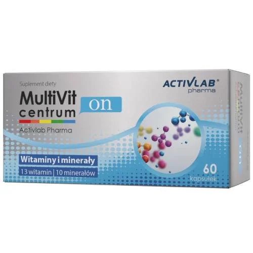 Miniaturka artykułu - ActivLab Pharma MultiVit Centrum On, 60 kaps.