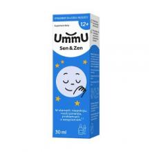 Zdjęcie produktu - UmmU Sen & Zen 12+ krople, 30 ml  - dla dzieci i młodzieży