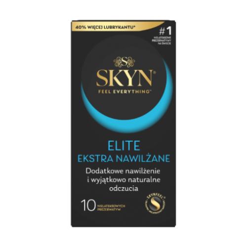 Zdjęcie produktu - UNIMIL SKYN ELITE Ekstra nawilżane prezerwatywy nielateksowe, 10szt.