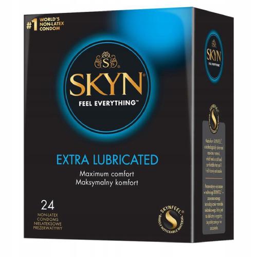 Zdjęcie produktu - UNIMIL SKYN Extra nawilżane prezerwatywy, nielateksowe, 24 szt.