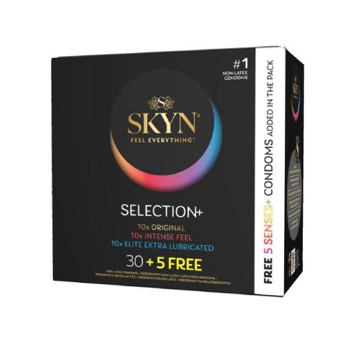 Zdjęcie produktu - Unimil SKYN Selection Zestaw prezerwatyw bez lateksu, 35 szt.