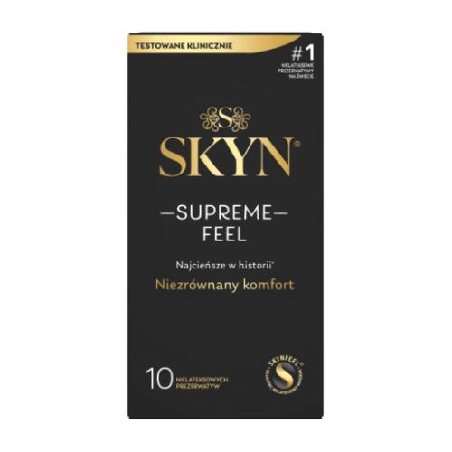 Zdjęcie produktu - UNIMIL SKYN SUPREME FEEL Prezerwatywy nielateksowe, 10szt.