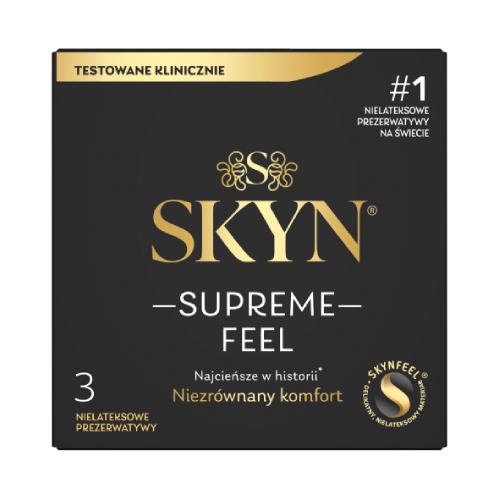 Zdjęcie produktu - UNIMIL SKYN SUPREME FEEL Prezerwatywy nielateksowe, 3szt.