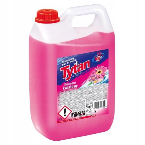 Zdjęcie produktu - TYTAN Uniwersalny płyn do mycia kwiatowy, koncentrat, 5kg