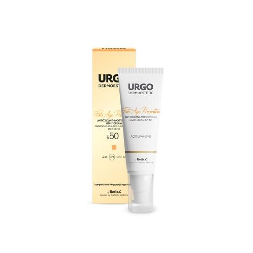 URGO DERMOESTETIC Foto Age Antyoksydacyjno-Nawilżający lekki krem SPF50, 45ml