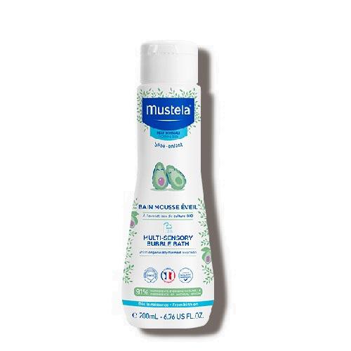 Miniaturka artykułu - MUSTELA BAIN MOUSSE EVEIL Płyn Bąbelkowa Kąpiel z Avocado, 750 ml
