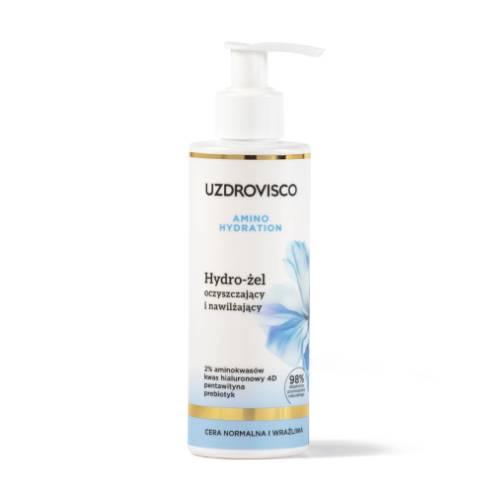 Zdjęcie produktu - UZDROVISCO Amino Hydration Hydro-żel oczyszczający i nawilżający, 200 ml