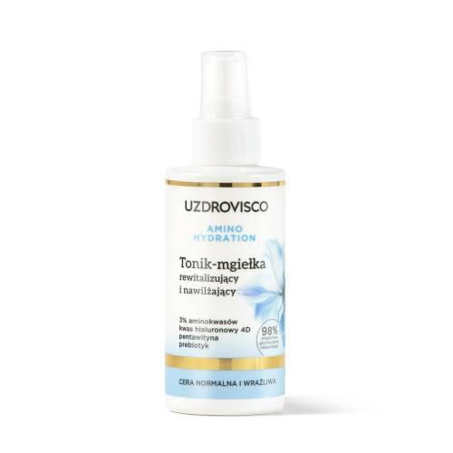 Zdjęcie produktu - UZDROVISCO Amino Hydration Tonik-mgiełka rewitalizujący i nawilżający, 150 ml