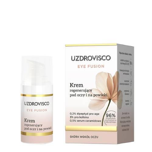 Zdjęcie produktu - UZDROVISCO Eye Fusion Krem regenerujący pod oczy i na powieki, 15 ml