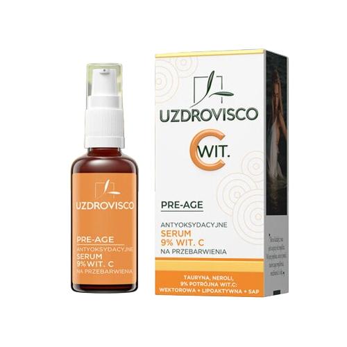 Zdjęcie produktu -  UZDROVISCO Pre-Age serum 9% witamina C, 30ml