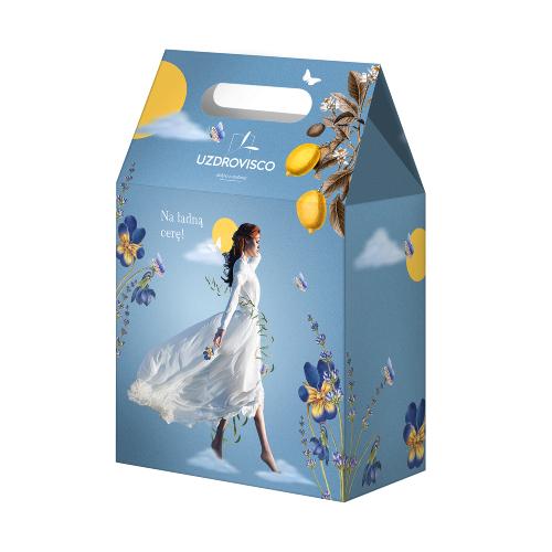 UZDROVISCO zestaw FIOŁEK Całodniowy krem przeciw niedoskonałościom na ładną cerę, 50ml + Tonik-esencja na ładną cerę, 150ml