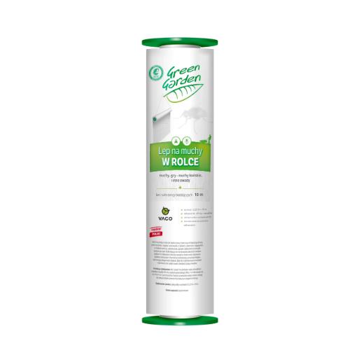 Zdjęcie produktu - VACO GREEN GARDEN Lep na muchy w rolce 10m x 25cm, 1 szt.