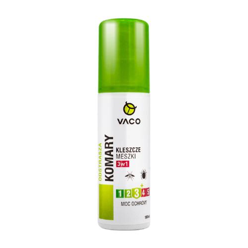 Zdjęcie produktu - VACO DEET 15 Płyn na komary, kleszcze i meszki, 100ml