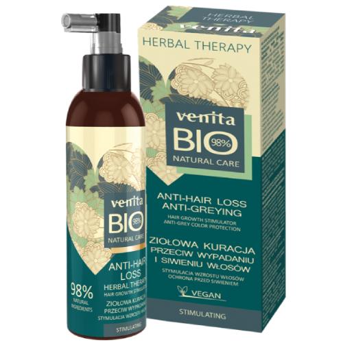 Zdjęcie produktu - VENITA Bio Natural Care Anti Hair Loss Ziołowa kuracja przeciw wypadaniu i siwieniu włos&oacute;w, 200ml