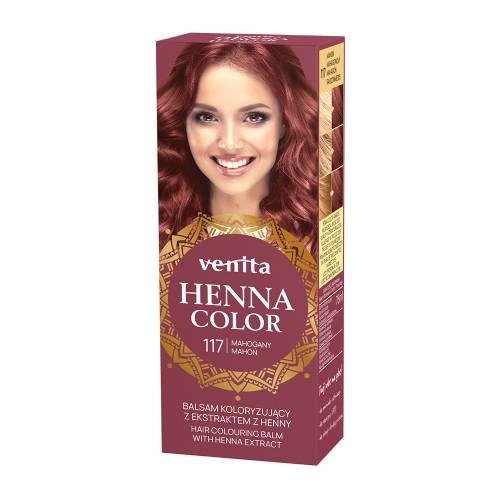 Zdjęcie produktu - VENITA Henna Color balsam koloryzujący z ekstraktem z henny nr 117 Mahoń, 75 ml