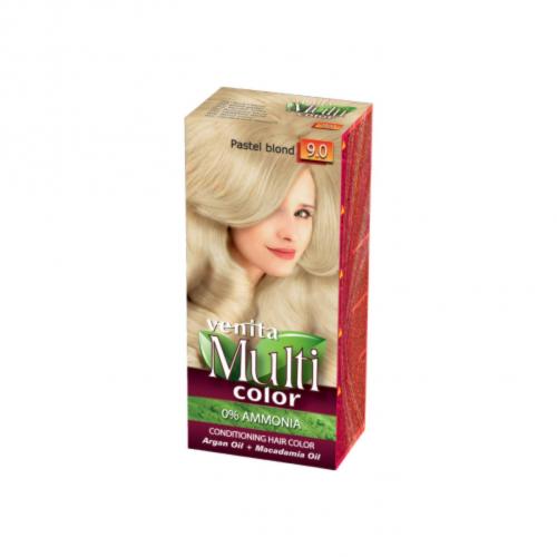 Zdjęcie produktu - Venita Multicolor farba pielęgnacyjna bez amoniaku 9.0 Pastelowy blond
