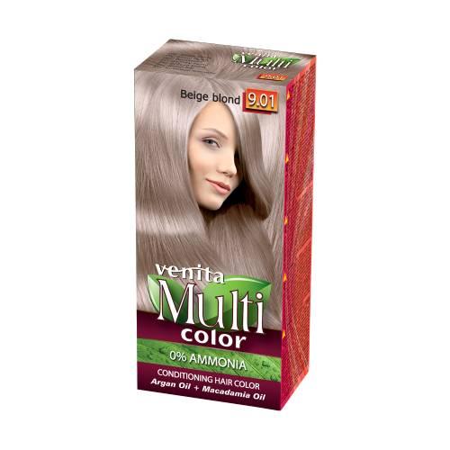 Zdjęcie produktu - VENITA MULTICOLOR farba pielęgnacyjna bez amoniaku 9.01 Beżowy blond