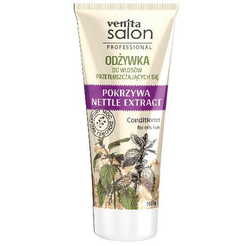 Zdjęcie produktu - VENITA Salon Professional Odżywka do włos&oacute;w przetłuszczających się Pokrzywa, 200ml