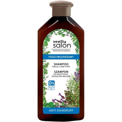 Zdjęcie produktu - VENITA SALON Przeciwłupieżowy szampon do wszystkich rodzaj&oacute;w włos&oacute;w, 500ml