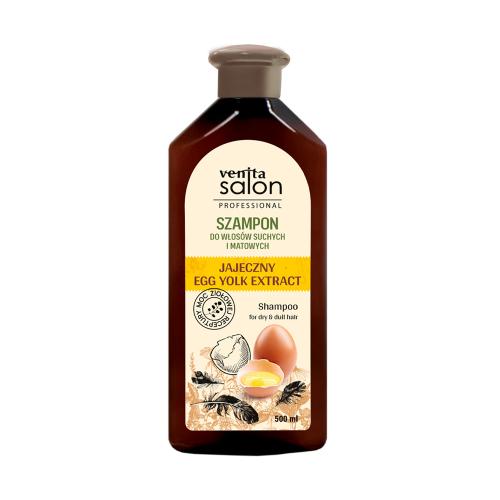 Zdjęcie produktu - VENITA Salon Professional Szampon jajeczny do włos&oacute;w suchych i matowych, 500ml