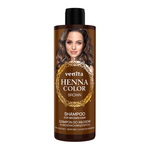 Zdjęcie produktu - VENITA szampon do pielęgnacji włos&oacute;w brązowych, 300ml