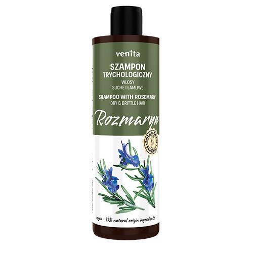 Zdjęcie produktu - VENITA Szampon Trychologiczny do włos&oacute;w suchych i łamliwych Rozmaryn, 300ml