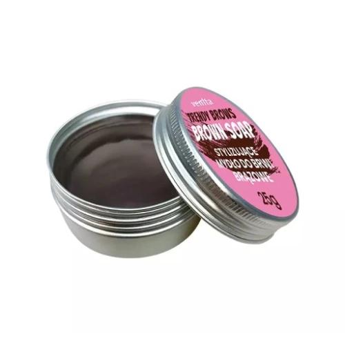 Zdjęcie produktu - VENITA Trendy Brows Wegańskie, brązowe mydełko koloryzujące do stylizacji brwi, 25g