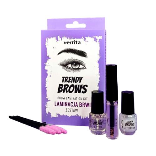 Zdjęcie produktu - VENITA Trendy Brows Zestaw do laminacji brwi, 16ml 