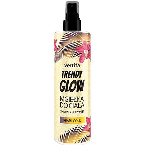 Zdjęcie produktu - VENITA Trendy Glow Mgiełka do ciała Pearl Gold, 200ml KR&Oacute;TKA DATA 30.08.2026