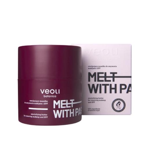 Zdjęcie produktu - VEOLI BOTANICA Melt With Passion Emulgujące masełko do zmywania makijażu i SPF, 40g
