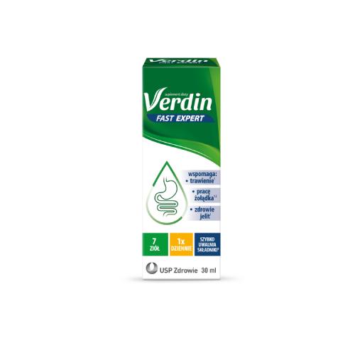 Zdjęcie produktu - Verdin Fast Expert krople, 30ml