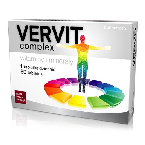 Zdjęcie produktu - VERVIT Complex, 60tabl. Polski Instytut Farmacji