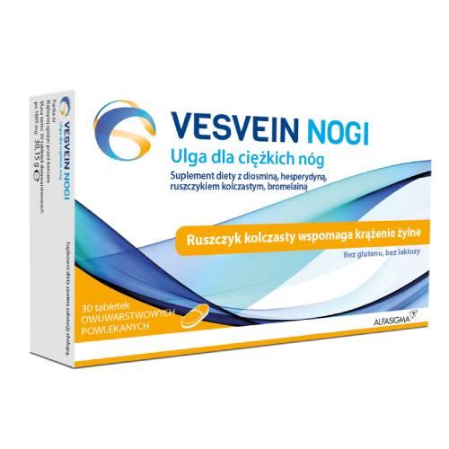 Zdjęcie produktu - Vesvein Nogi, 30 tabl. 