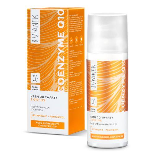 Zdjęcie produktu - VIANEK Hero Coenzyme Q10 Krem do twarzy dzień/noc, 50 ml