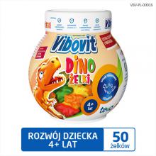 Zdjęcie produktu - Vibovit Dino żelki, 50 sztuk