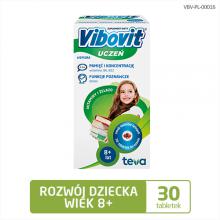 Zdjęcie produktu - VIBOVIT UCZEŃ Witaminy+Żelazo - 30 tabletek 