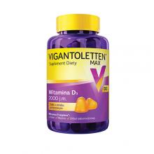 Zdjęcie produktu - Vigantoletten Max 2000 żelki o smaku cytrynowym, 60szt.