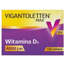 Zdjęcie produktu - Vigantoletten Max 4000j.m., 120 tabletek